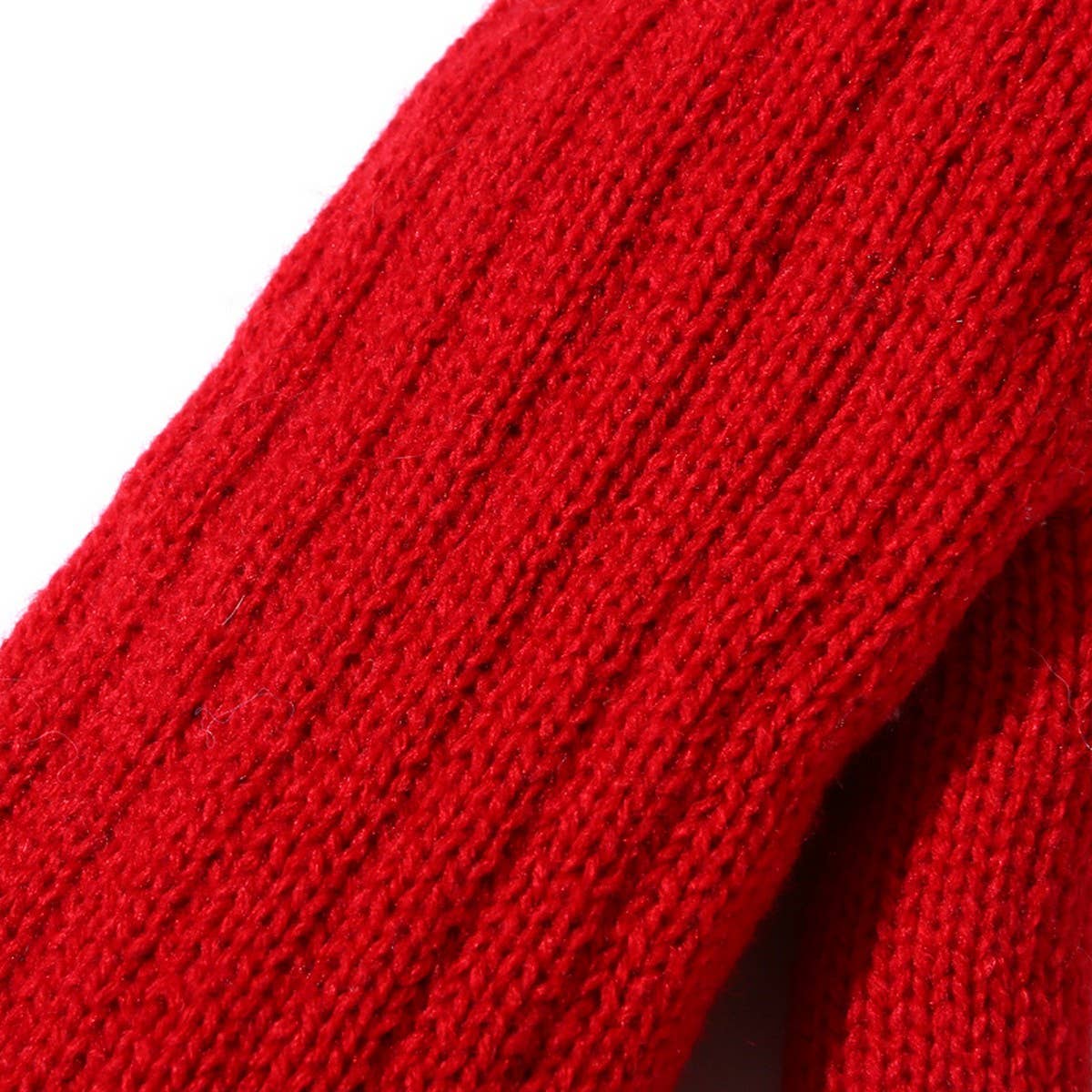 ADULT PLUS VELVET KNITTED WOOL FINGERLESS GLOVES_CWAG0256