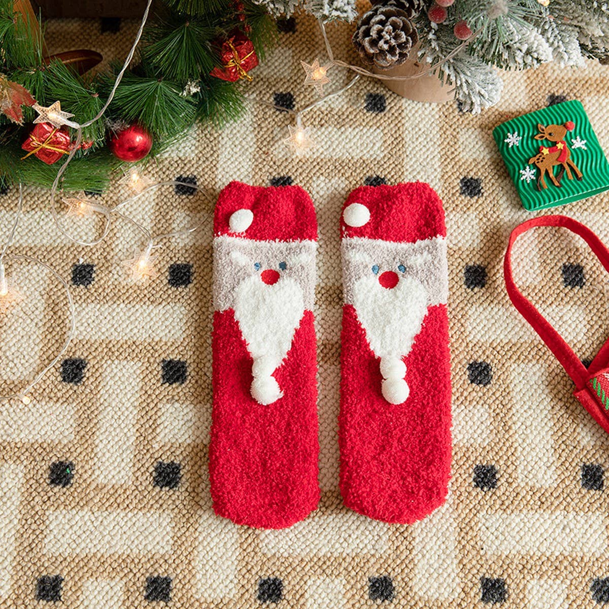 CWMS02732_KIDS FAMILY CHRISTMAS CREW SOCKS WINTER GIFT