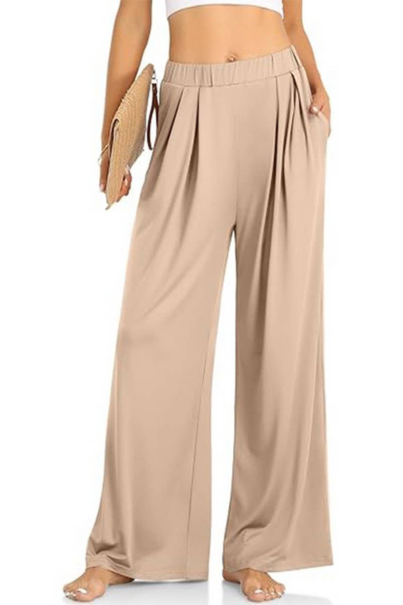 CWBLP1950_COMFY LOOSE FIT STRAIGHT LEG YOGA LOUNGE PANTS