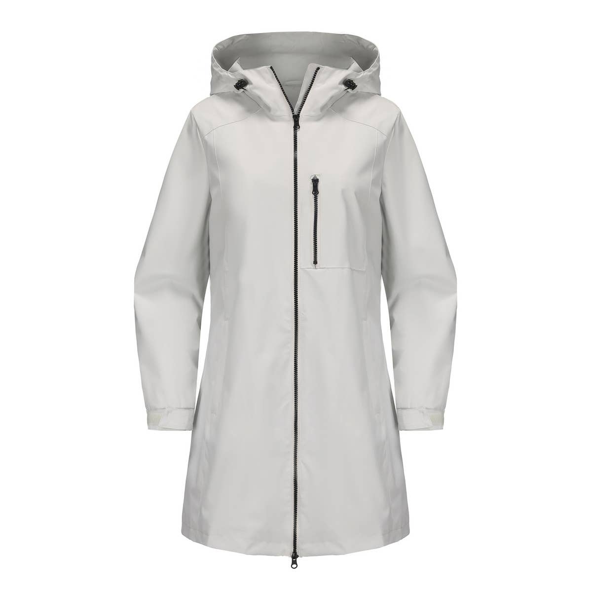HOODED LONG-SLEEVED SPORTS TRENCH COAT