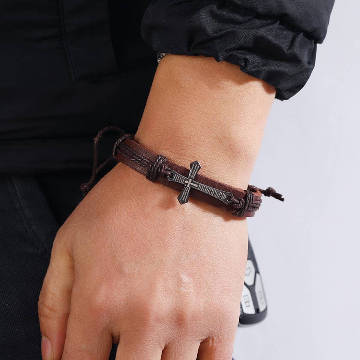 SIMPLE ADJUSTABLE VINTAGE LEATHER BRACELET