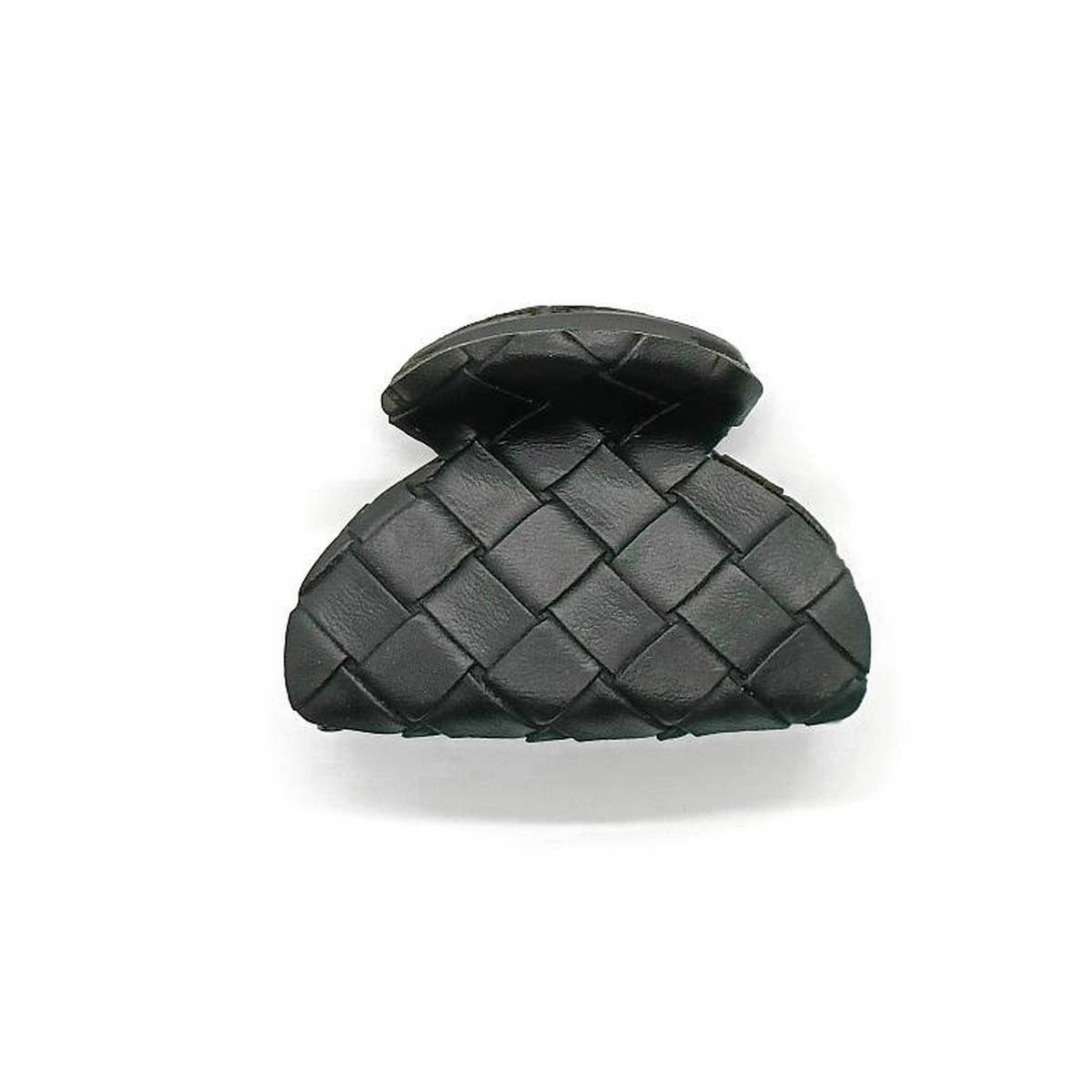 Woven Faux Leather Tribal Ponytail Claw Clip_CWAHA6382