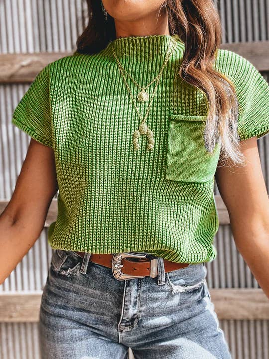 SOLID COLOR TURTLENECK LOOSE SHOULDER SWEATER