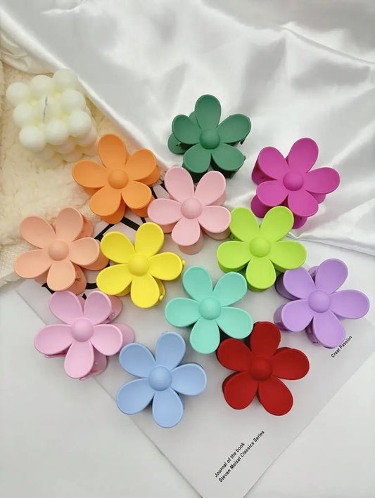 CWAHA0574_Flower shark claw clip hair clip