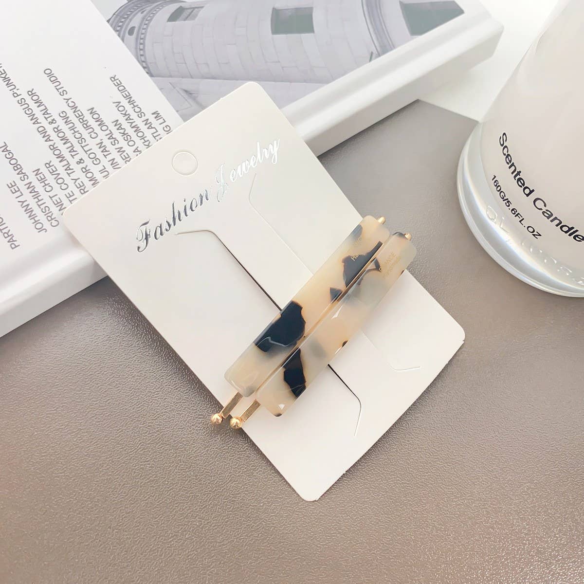 Acetate Side Bang Clip,French Minimalist Hair Pin_CWAHA2087