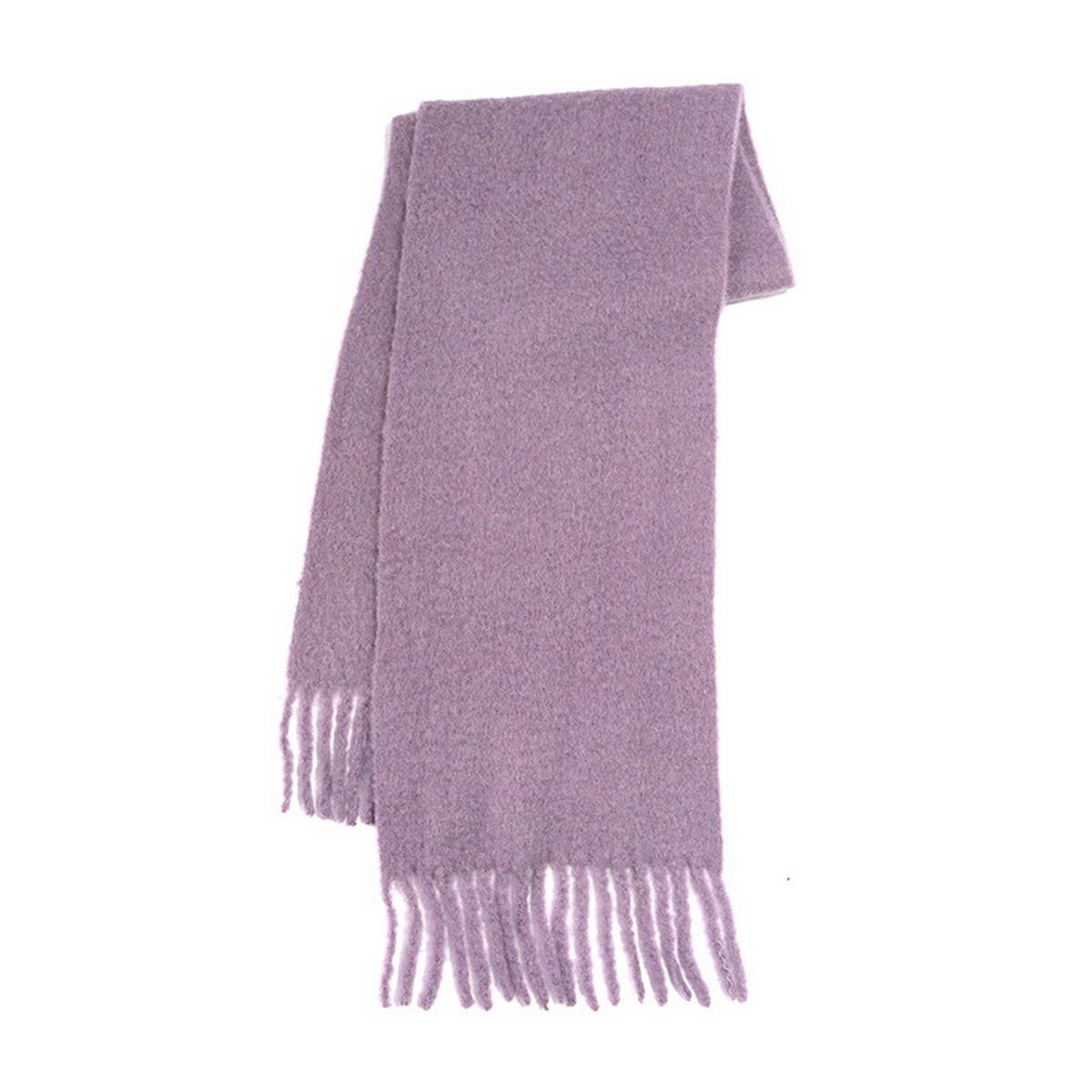Wool Blend Solid Scarf ??Soft Warm Winter Wrap_CWASC2319