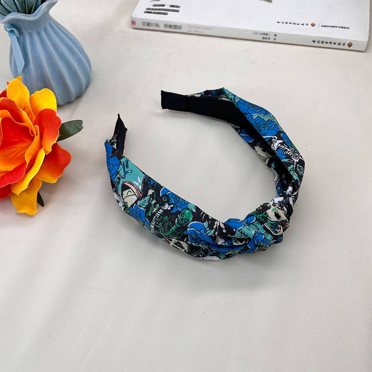 CHRISTMAS SKULL COLORFUL HEADBAND