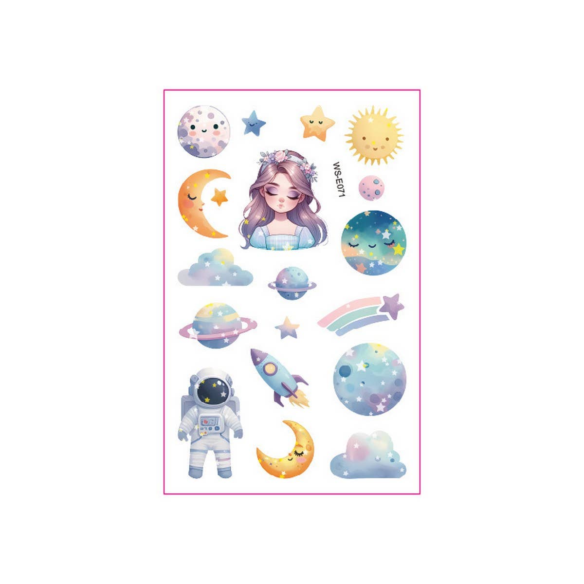 Glitter Cartoon Tattoo Stickers for Kids ?Bear Set