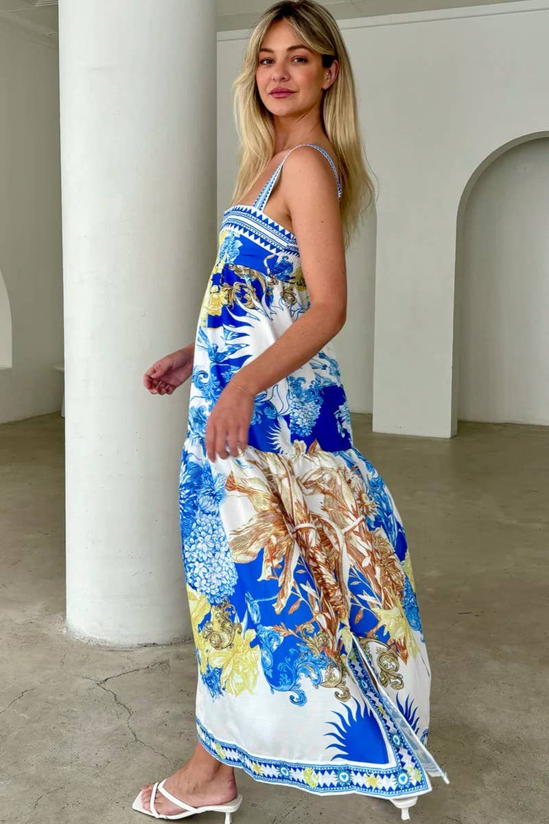 CWDMD5216_SUMMER PRINTED CAMI MAXI DRESS FOR VACATION