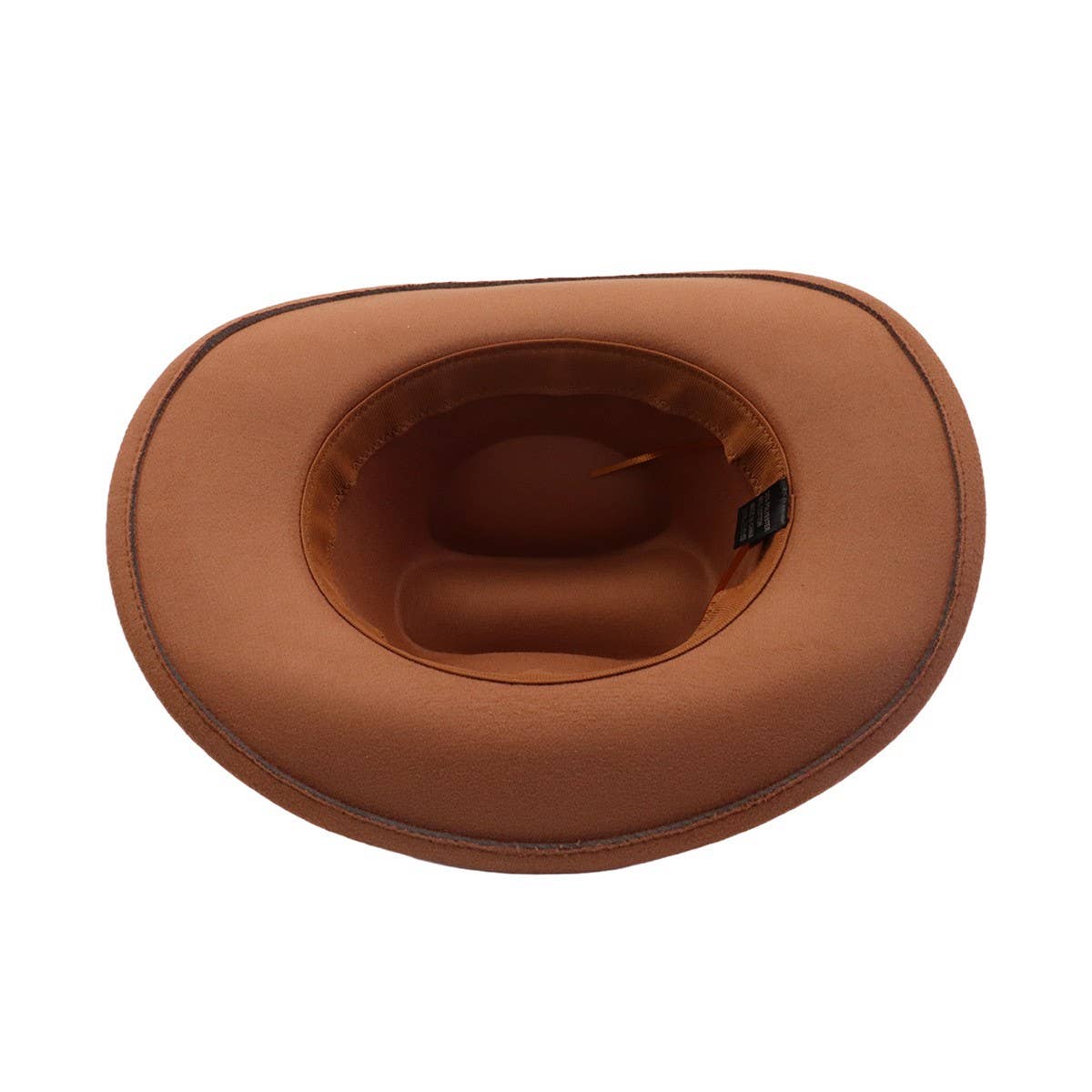 Western Ethnic Wool Fedora Hat Jazz Cowboy Style_CWAH04496