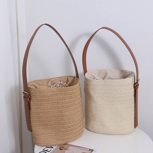 WOMEN NEW VERSATILE SHOULDER WOVEN BAG_CWAB1879
