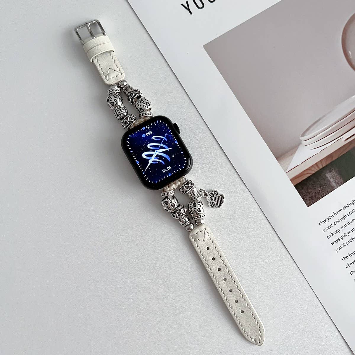 IWATCH9-1 SE TIBETAN SILVER WATCH STRAP