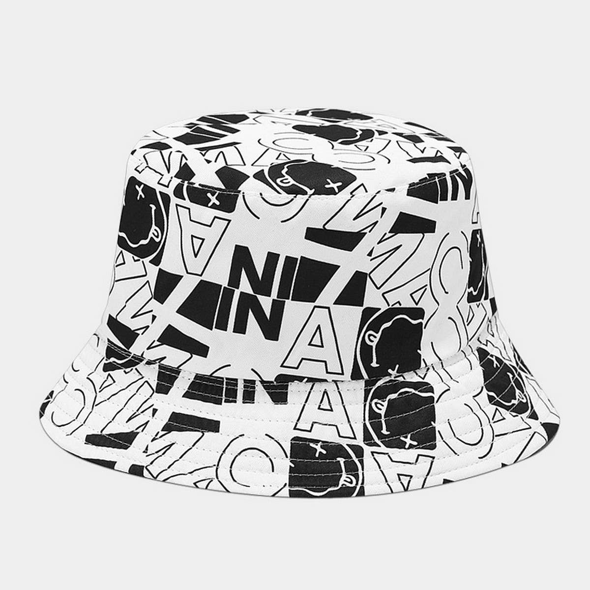2024 NEW GRAFFITI DOUBLE-SIDED BUCKET HAT_CWAH1643