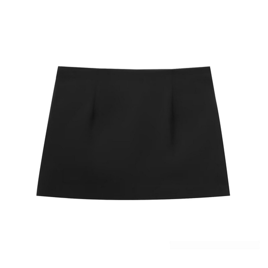 Summer Bow Mini Skirt, French Casual Style_CWDSD8348