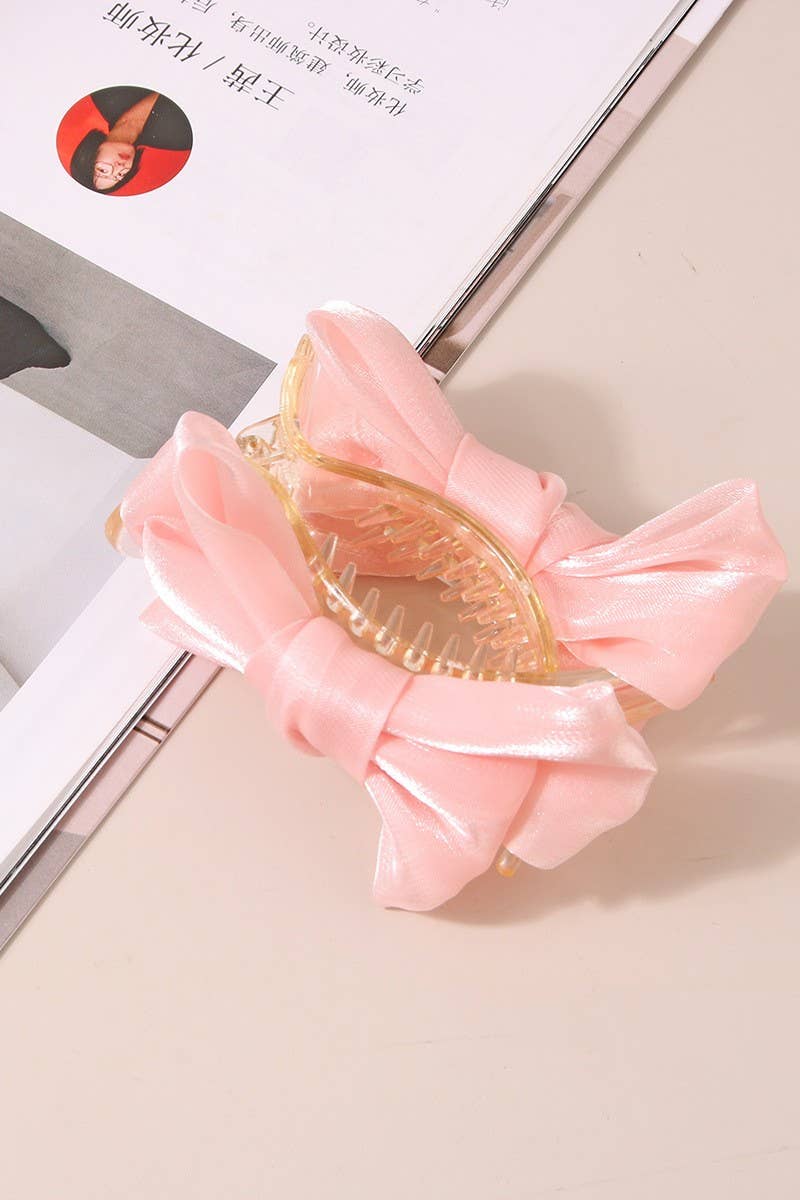 CWAHA0580_Mesh bow clip princess head ponytail clip