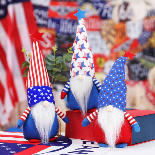 CWMM9494_INDEPENDENCE DAY FIVE-POINTED STAR FACELESS DOLL