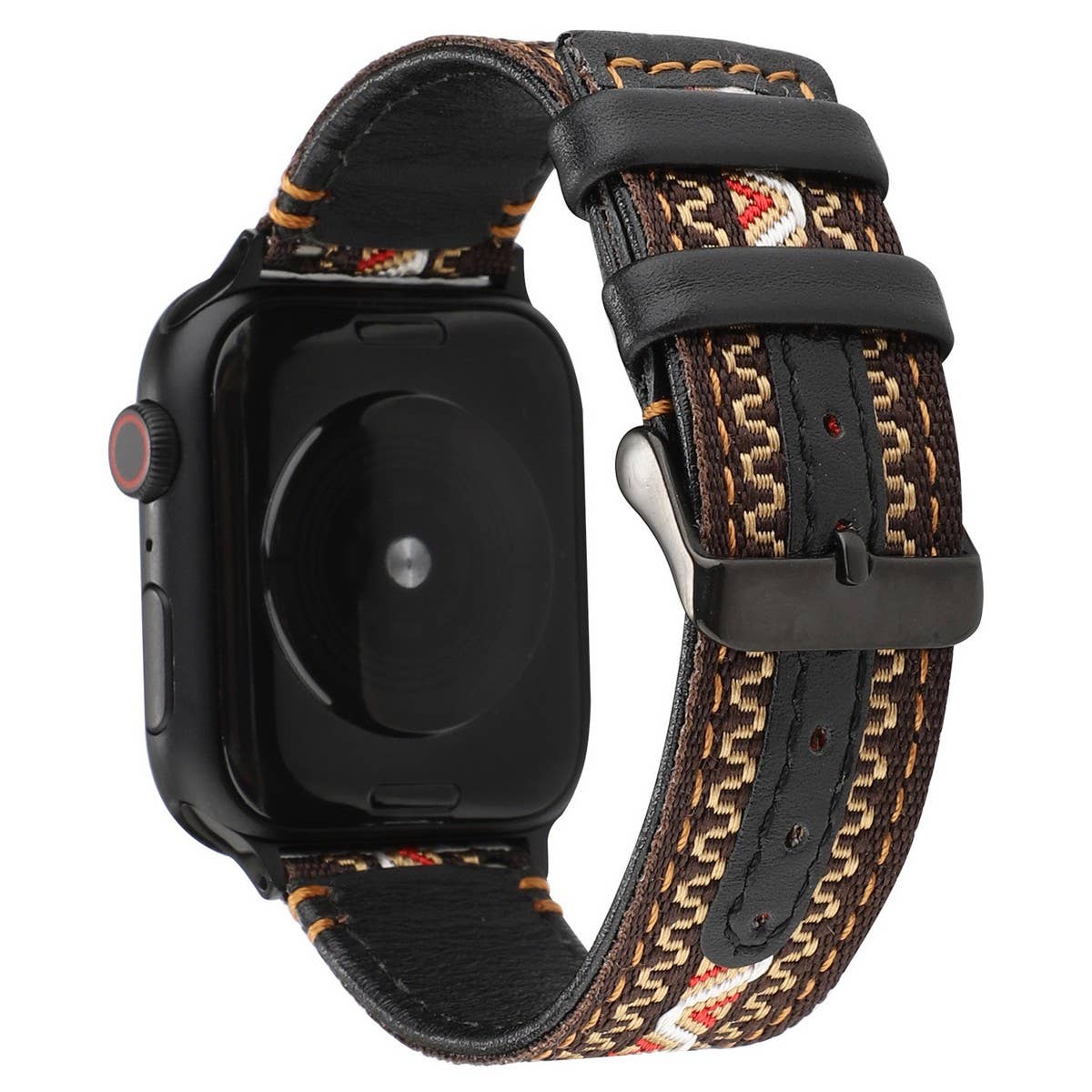 APPLE WATCH/IWATCH9 ETHNIC STYLE LEATHER STRAP_CWWW0059