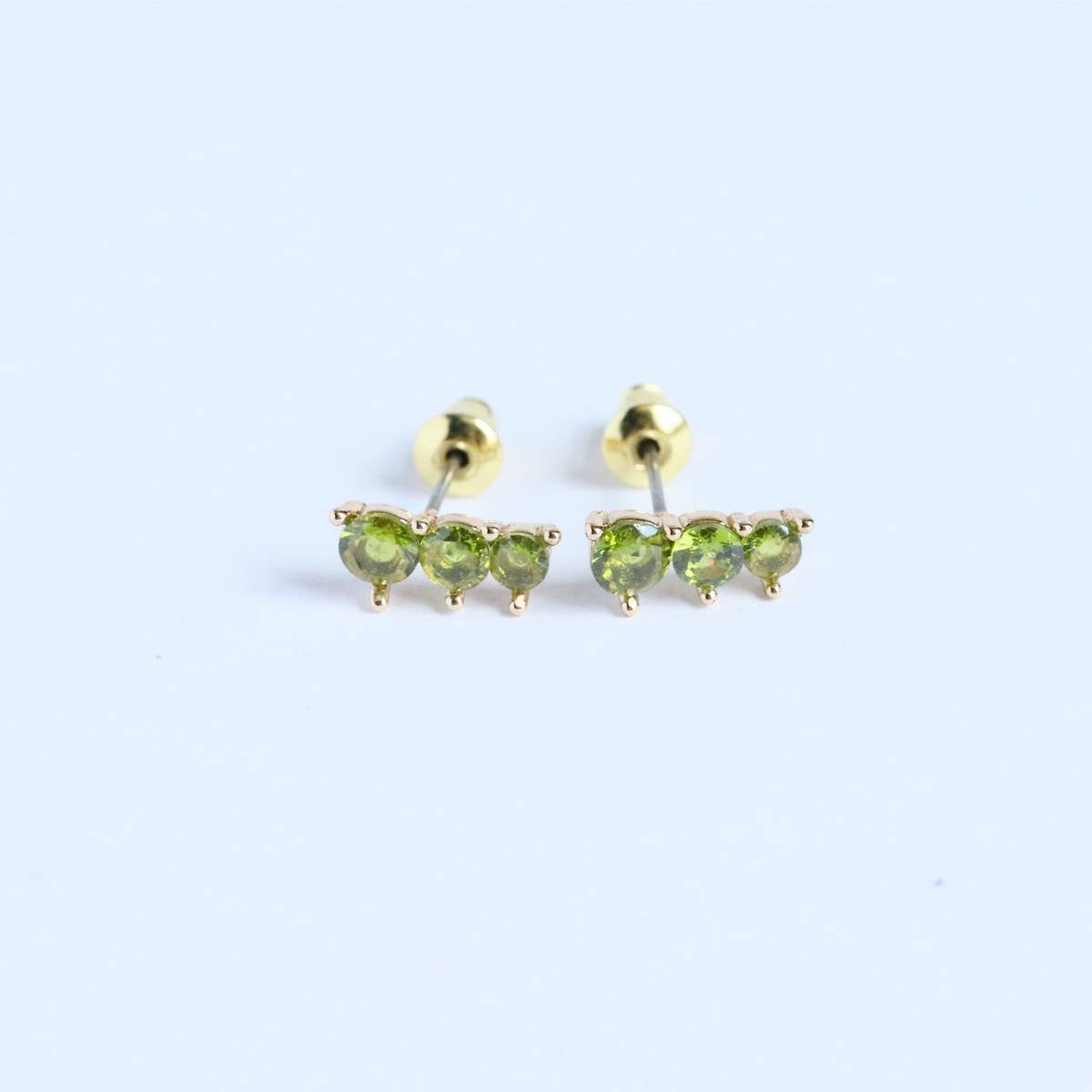 December Birthstone Stud Earrings Vintage Gift