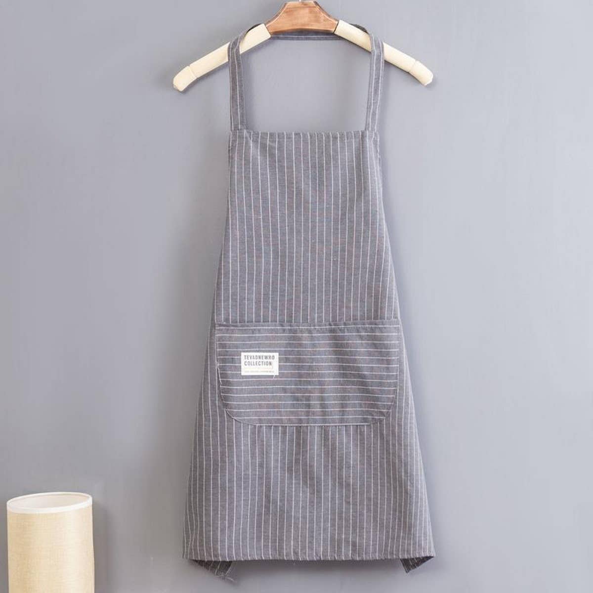 Stripes Thin apron with pockets bulk_CWMM2029