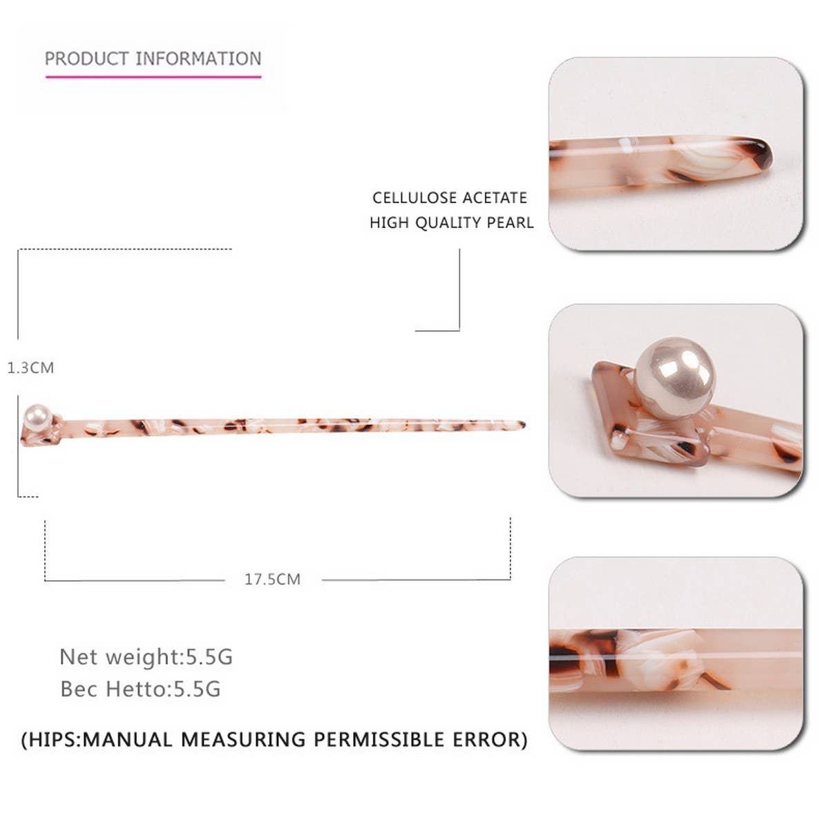 HAIRPIN ACETATE HAIRPIN INK HAIRPIN RETRO HAIRPIN