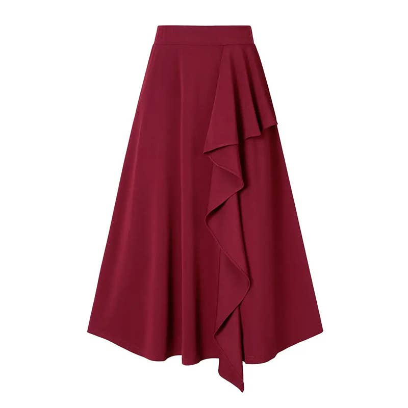 PLUS-SIZE LOOSE IRREGULAR SKIRT
