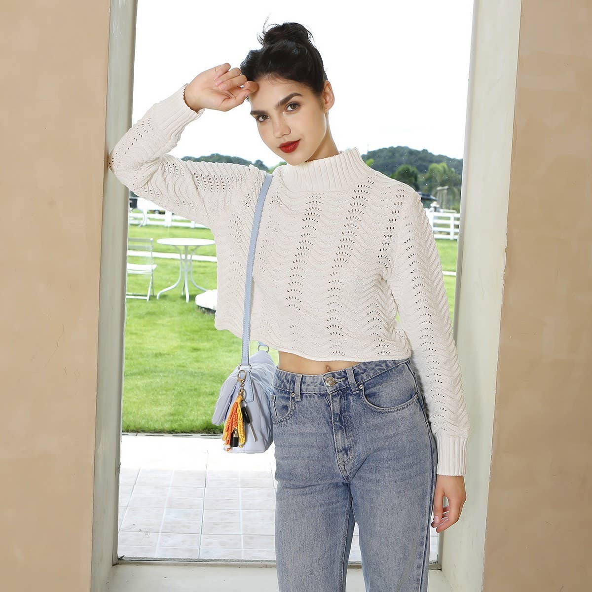 HAND-WOVEN CREATIVE WHEAT EARS KEYCHAIN