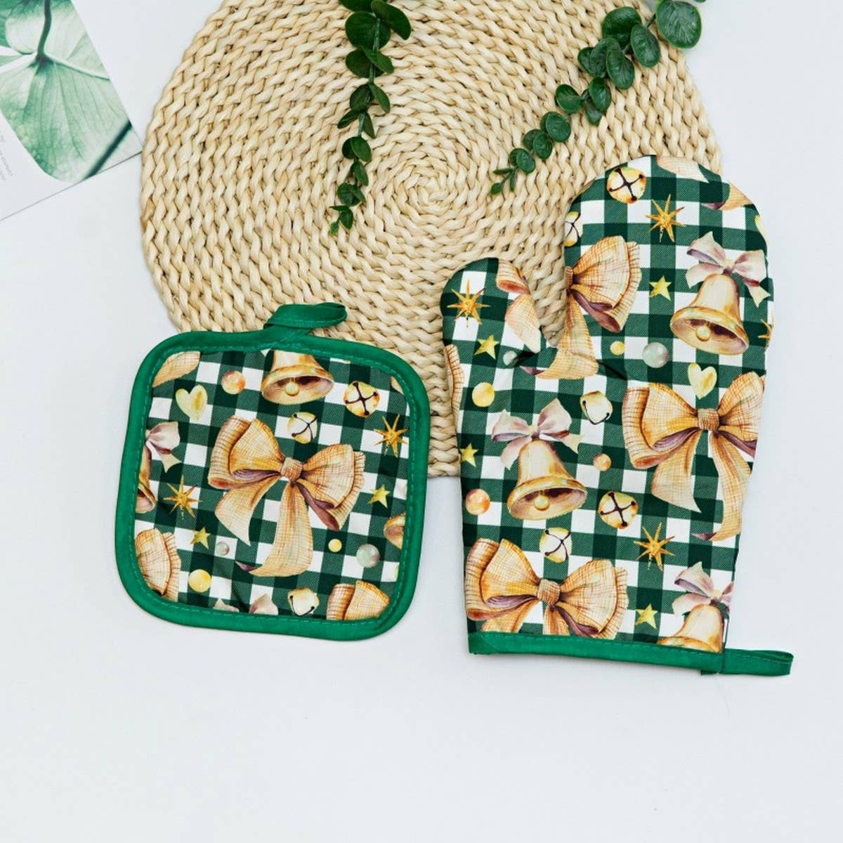 CHRISTMAS SERIES BAKING ANTI-SCALDING GLOVES