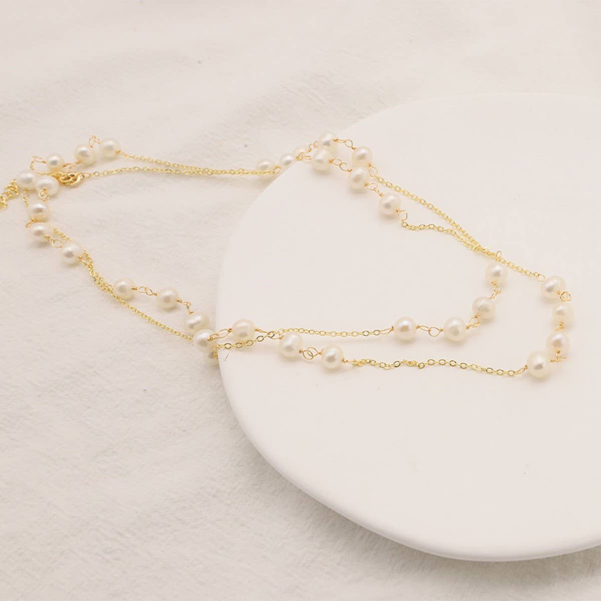 WOMEN'S HIGH-END SPLICING LONG PEARL NECKLACE