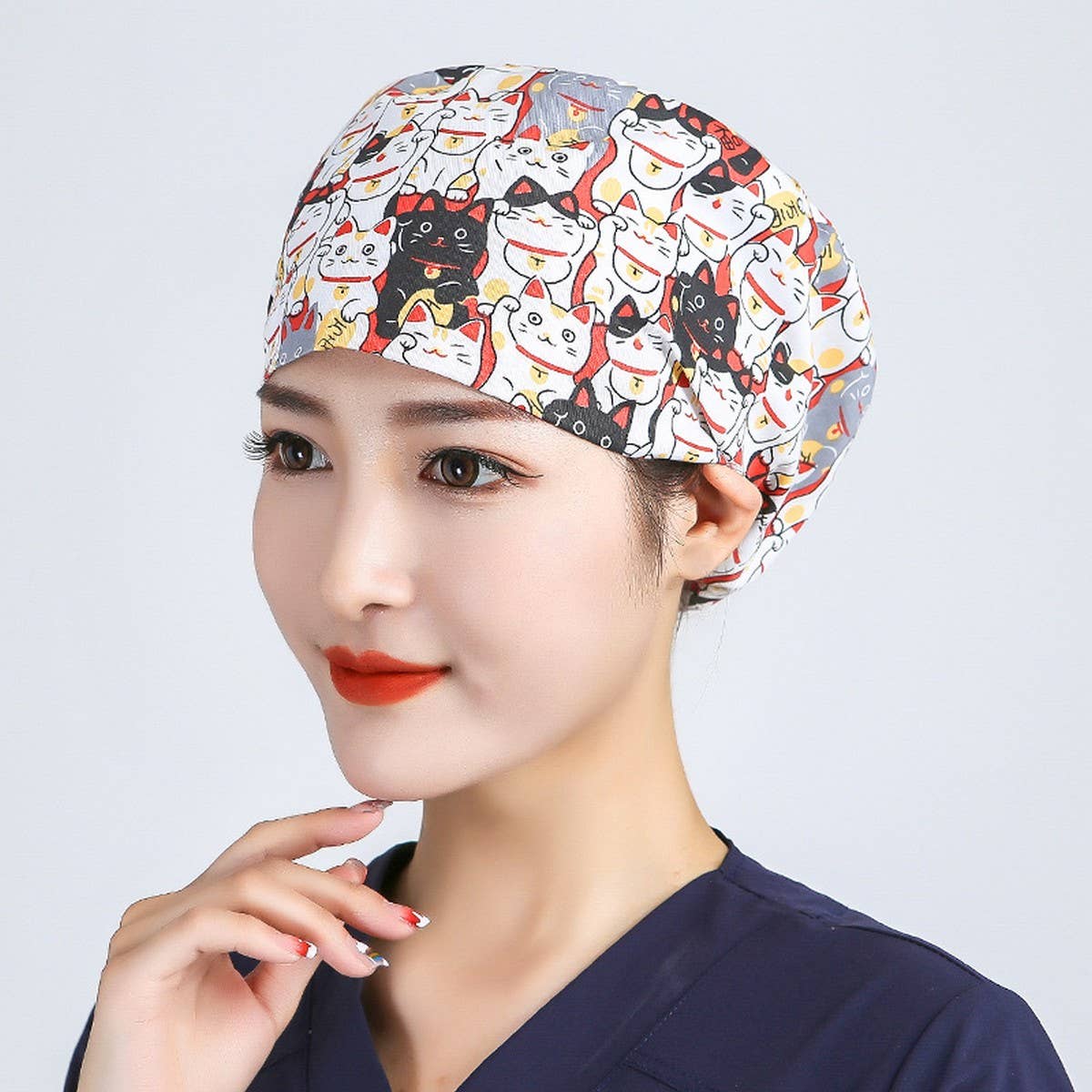 OPERATING ROOM ROUND HAT PURE COTTON CAP_CWAH3390