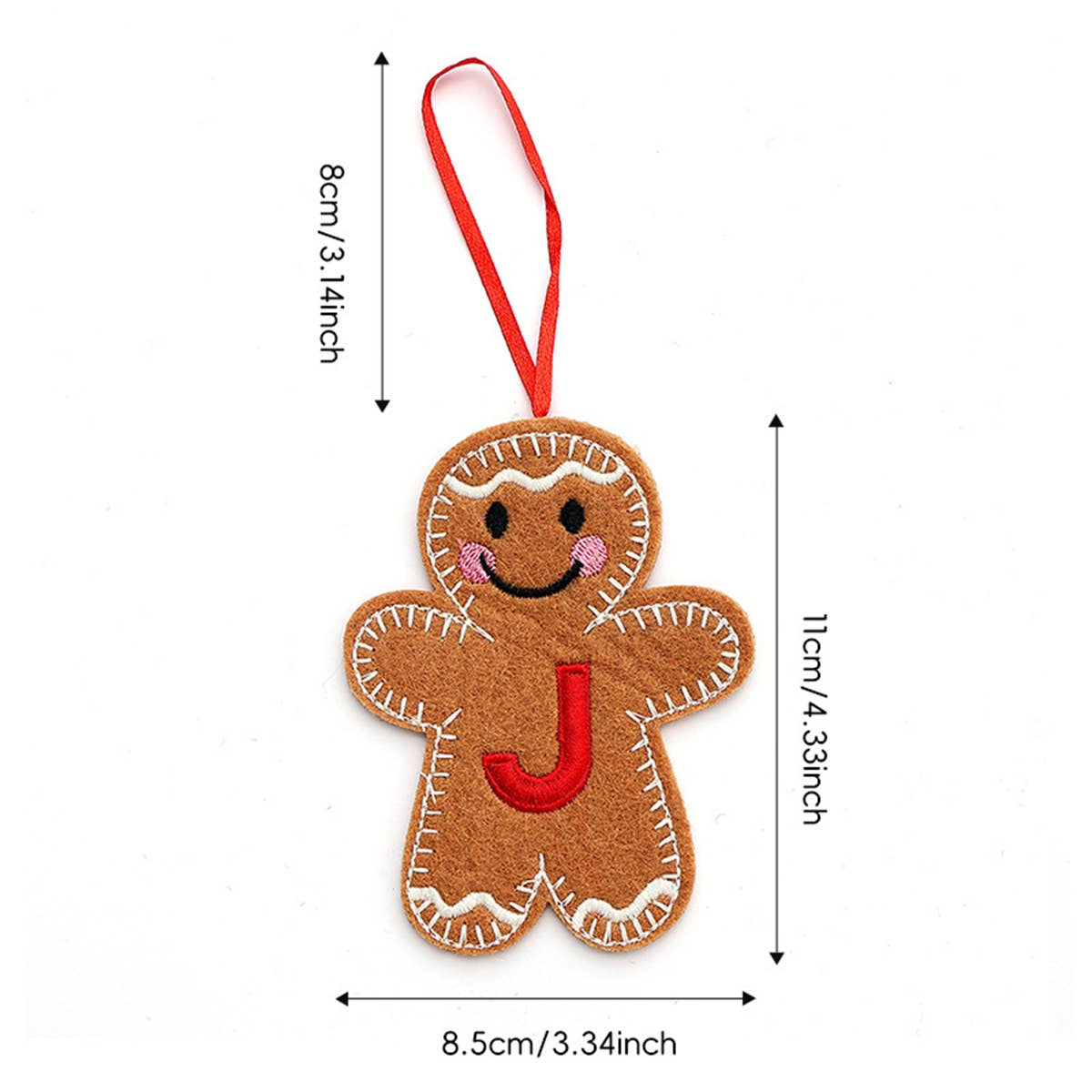 CWMM9399_NEW CHRISTMAS GINGERBREAD MAN DECORATION PENDANT