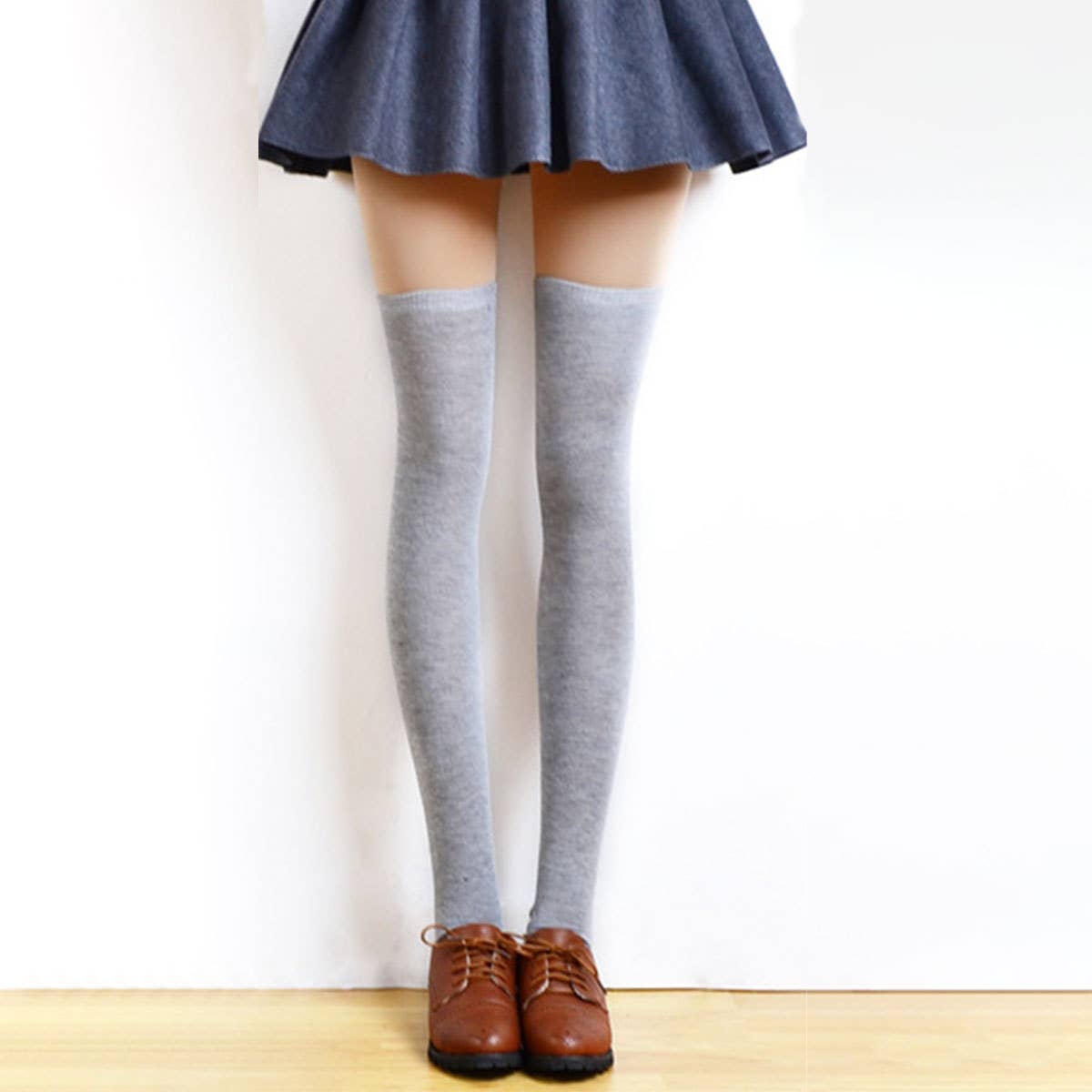 SIMPLE WOMEN'S COTTON LONG SOCKS_CWMS117