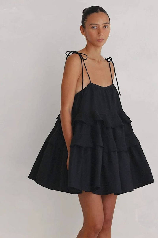 CWDSD8854_SUMMER RUFFLE SHORT SLING CAKE DRESS