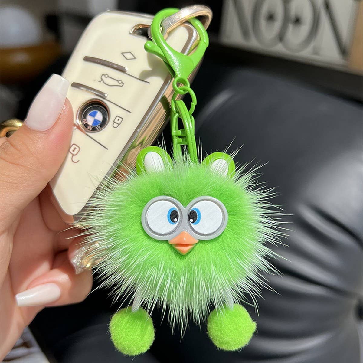 CUTE LITTLE YELLOW DUCK CAR KEYCHAIN BAG PENDANT