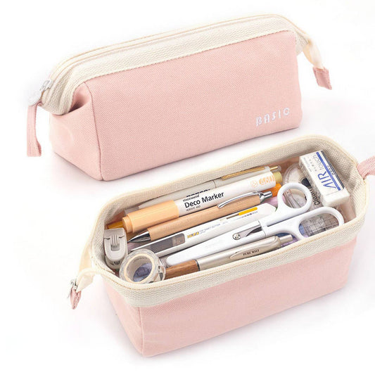 SOLID COLOR SIMPLE BOAT-SHAPED PENCIL CASE_CWMM1974