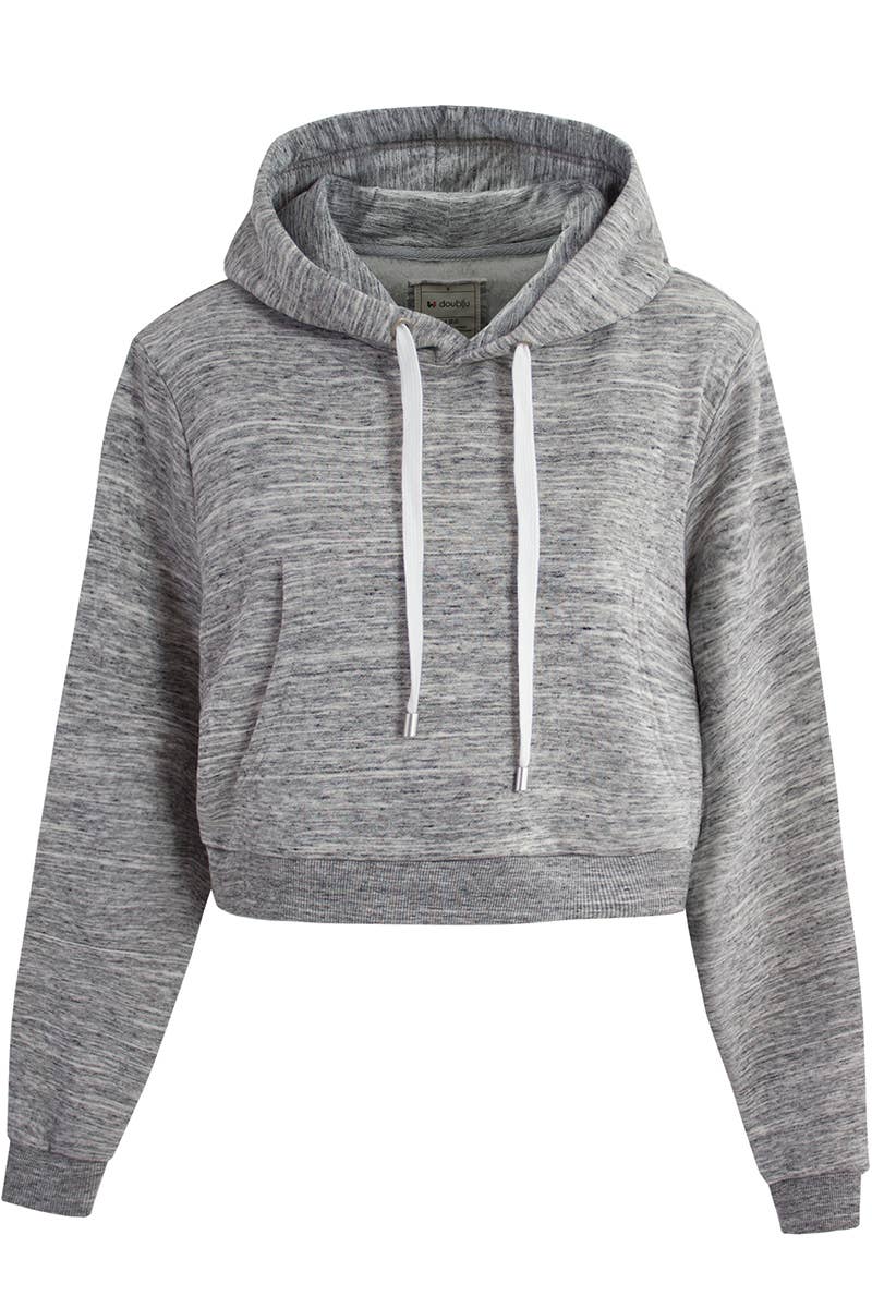 CWOHOL428_Lightweight Pullover Hoodie Cropped Sweatshirt