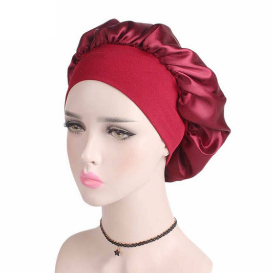 NEW WIDE-BRIMMED NIGHTCAP WITH HEADBAND_CWAH1486