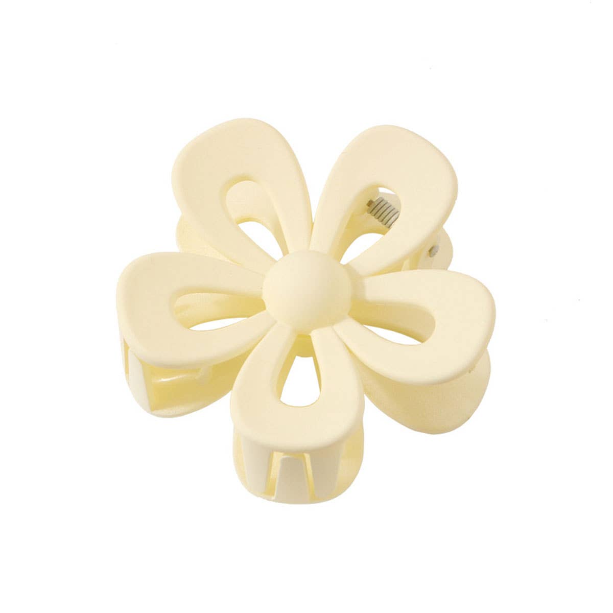 Matte Acrylic Flower Hair Claw Clip for Women_CWAHA0404