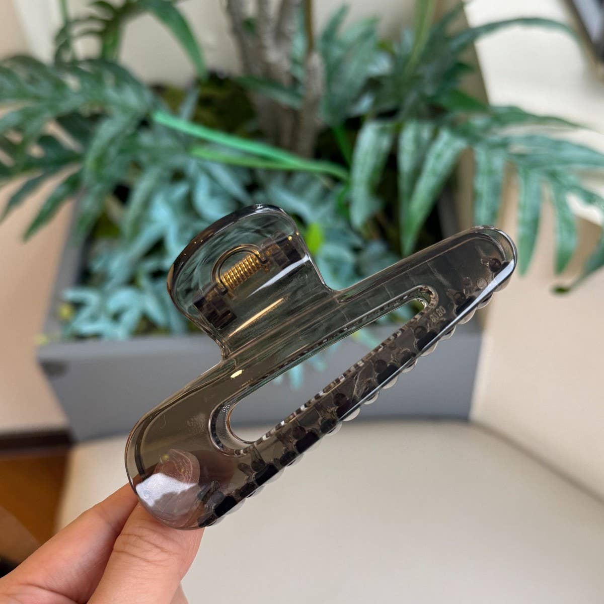 CWAHA4557_HOLLOW WATER DROP BUTTERFLY BUCKLE HAIRPIN