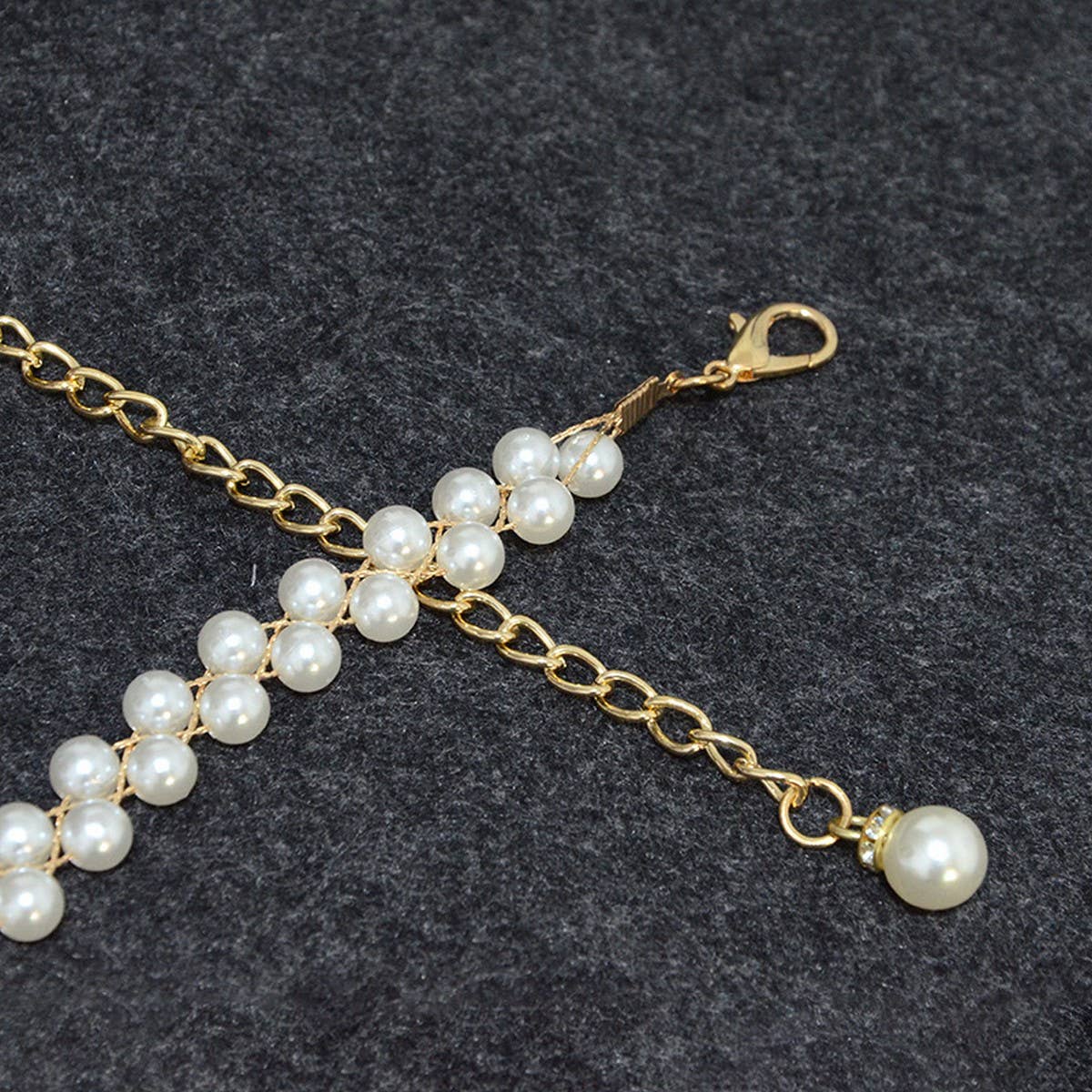 CASUALVERSATILE PEARLSTRING ELEGANTWAIST CHAIN_CWABE0501