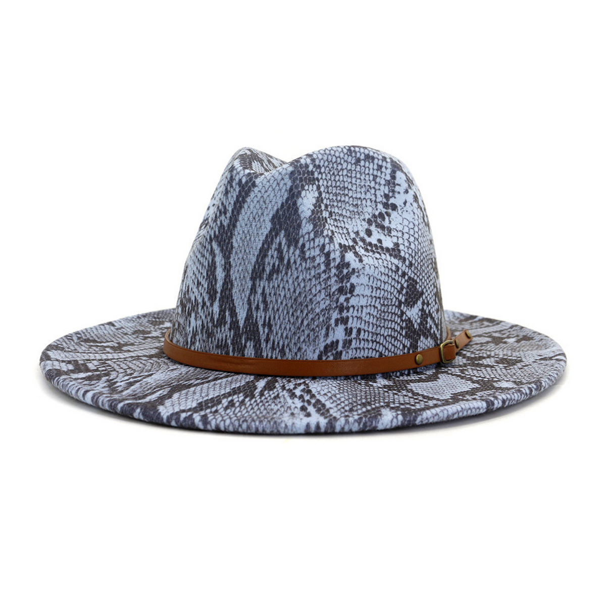 WOMEN WARM AND SIMPLE SNAKE PANAMA HAT_CWAH0703