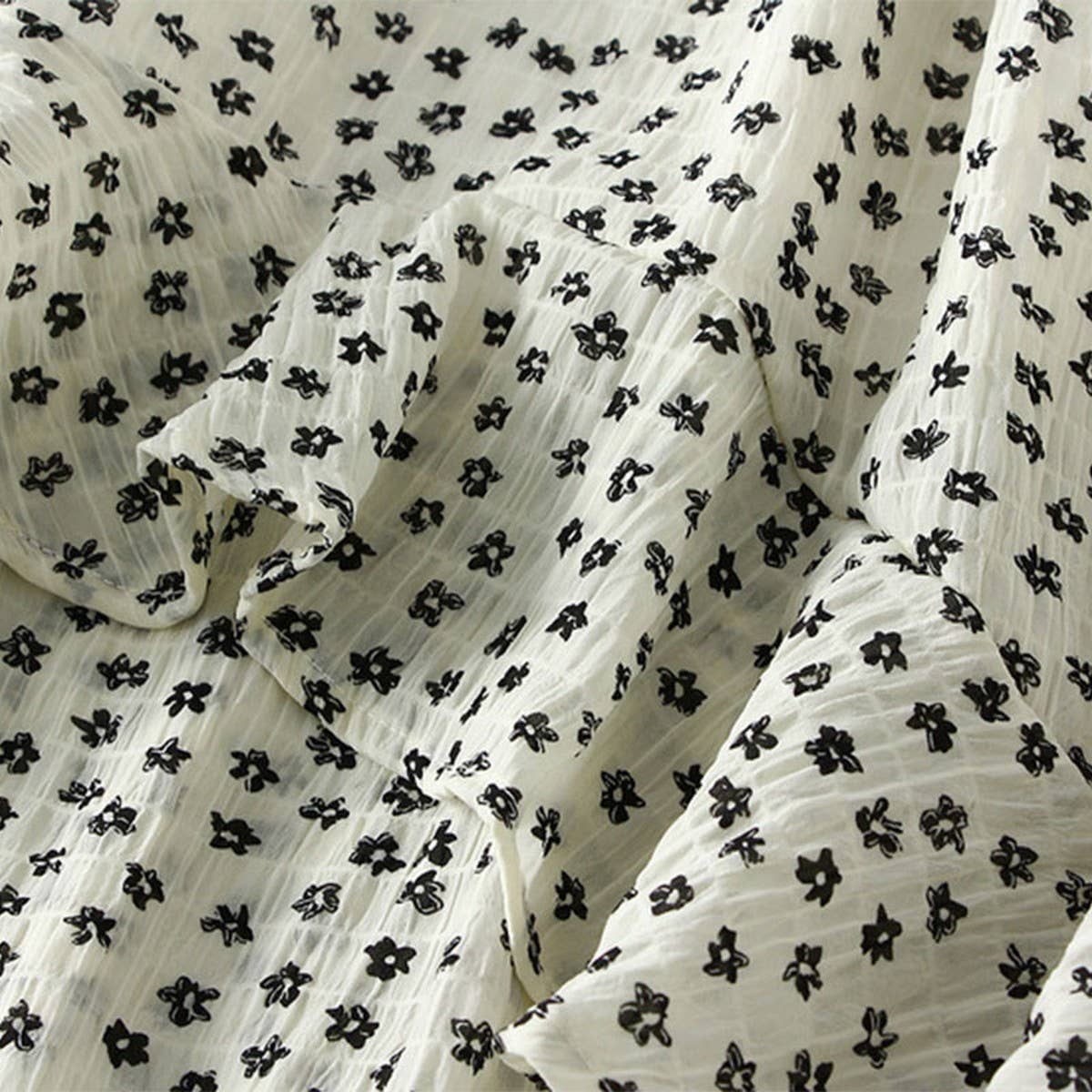 Ruffle Floral Split Slimming Cake Midi Skirt