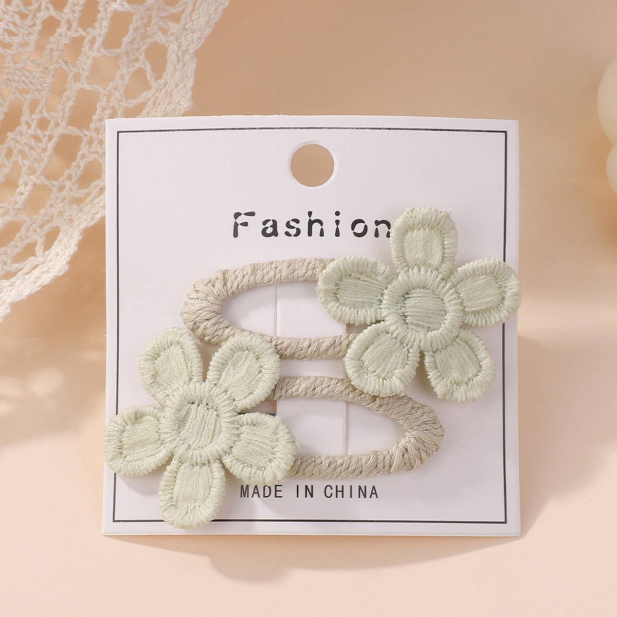 Fresh Daisy Five-Petal Flower Hair Clip Set