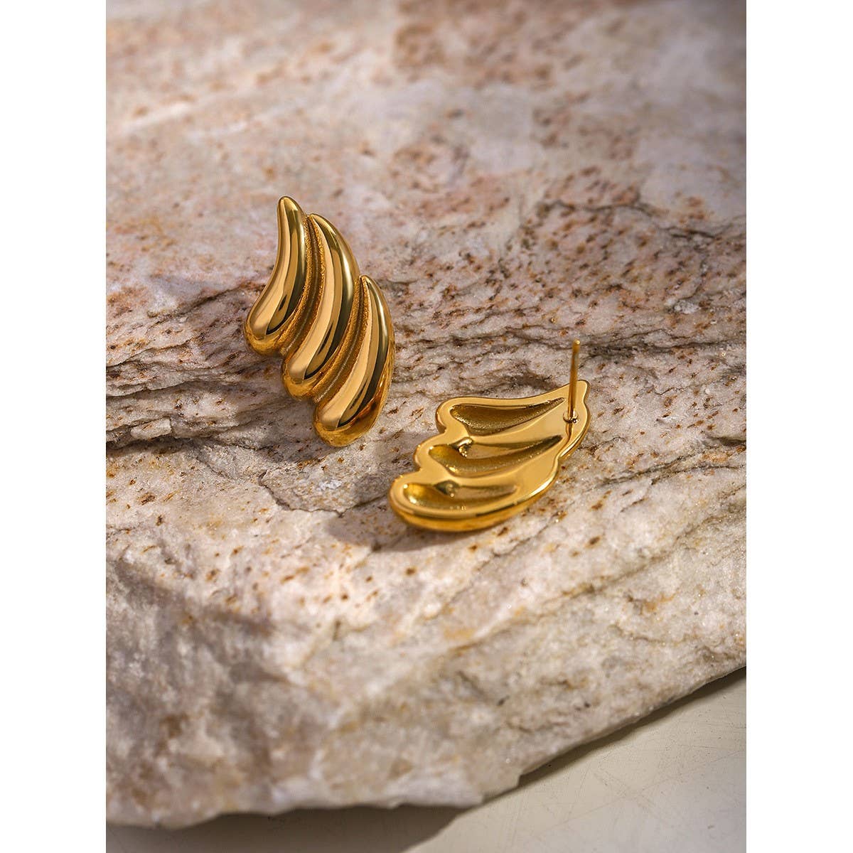 SIMPLE DOUBLE-LAYER GLOSSY WATER DROP EARRINGS_CWAJE1783