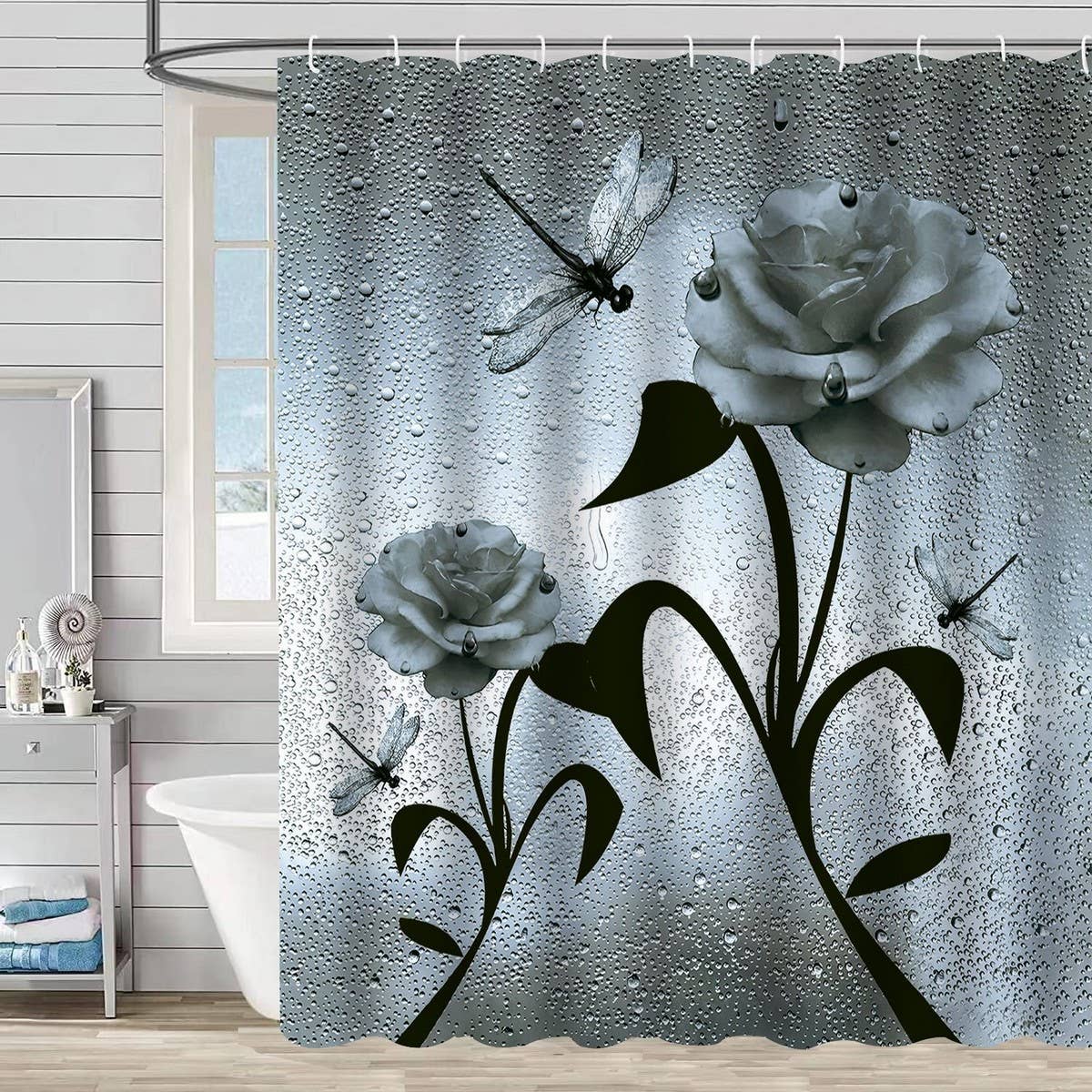 HOT SELLING PRINTED WATERPROOF SHOWER CURTAIN