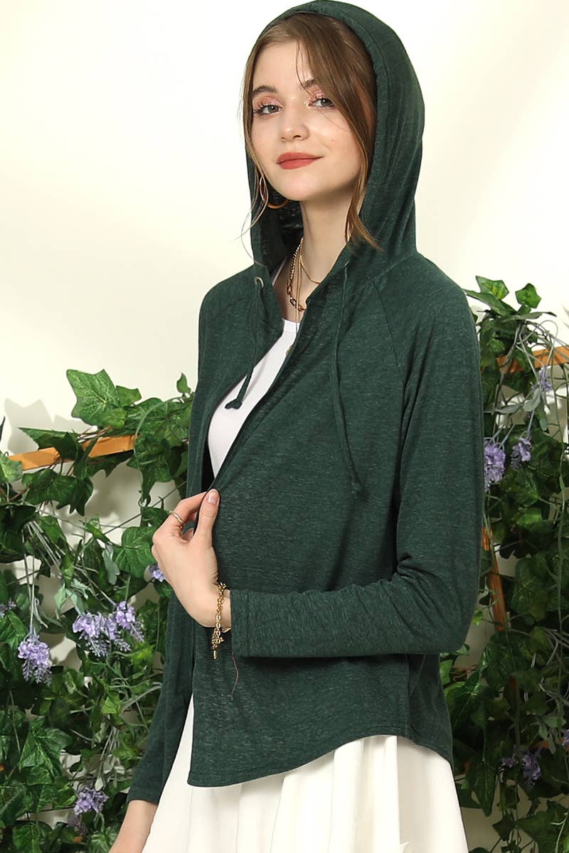 WOMEN FASHION HOODED CARDIGAN_CWOHOL442