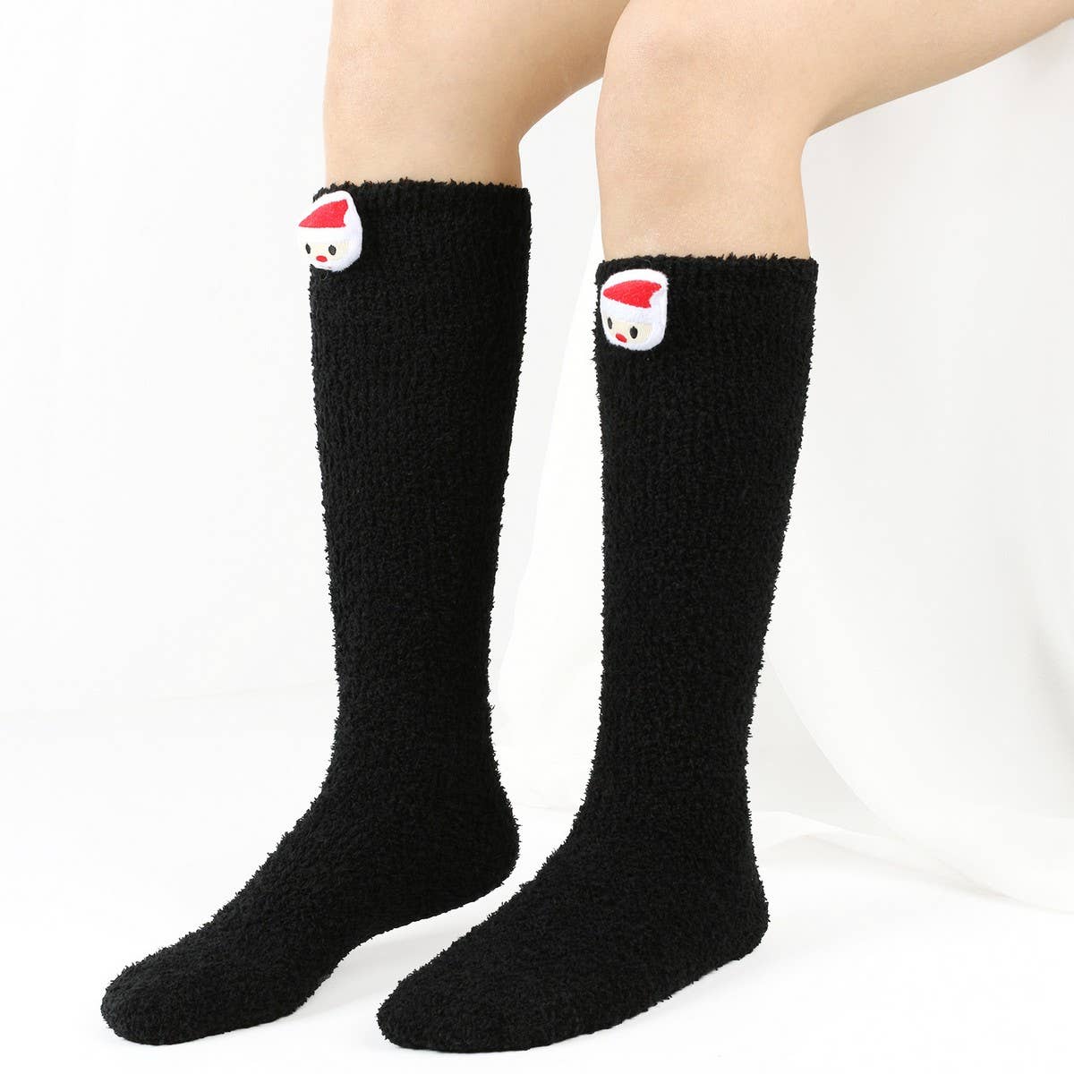 CWMS02684_CHRISTMAS KNEE HIGH SOCKS WARM LEG WARMERS