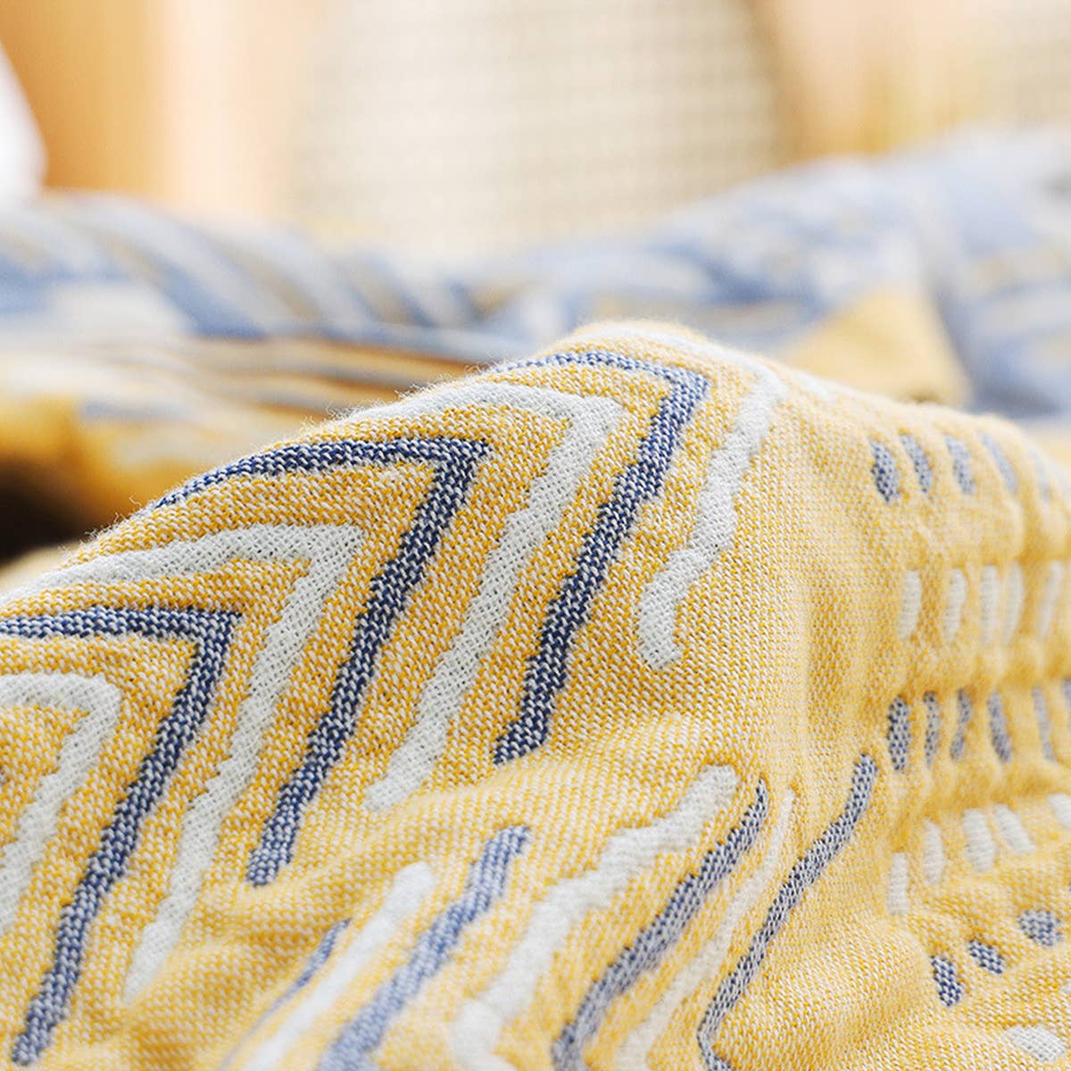 AIR CONDITIONING COTTON TASSEL BLANKET_CWMM1613
