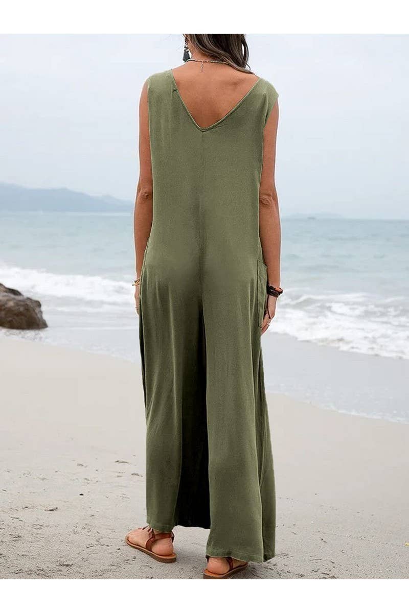 CWDMD01245_2025 SPRING SUMMER WOMEN SLEEVEJUMPSUIT OUTFIT