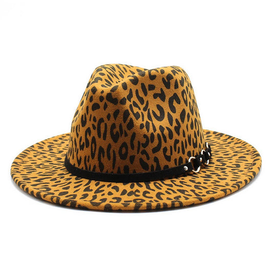 WOOLEN HAT WITH WIDE BRIM GENTLEMAN'S JAZZ HAT_CWAH2574