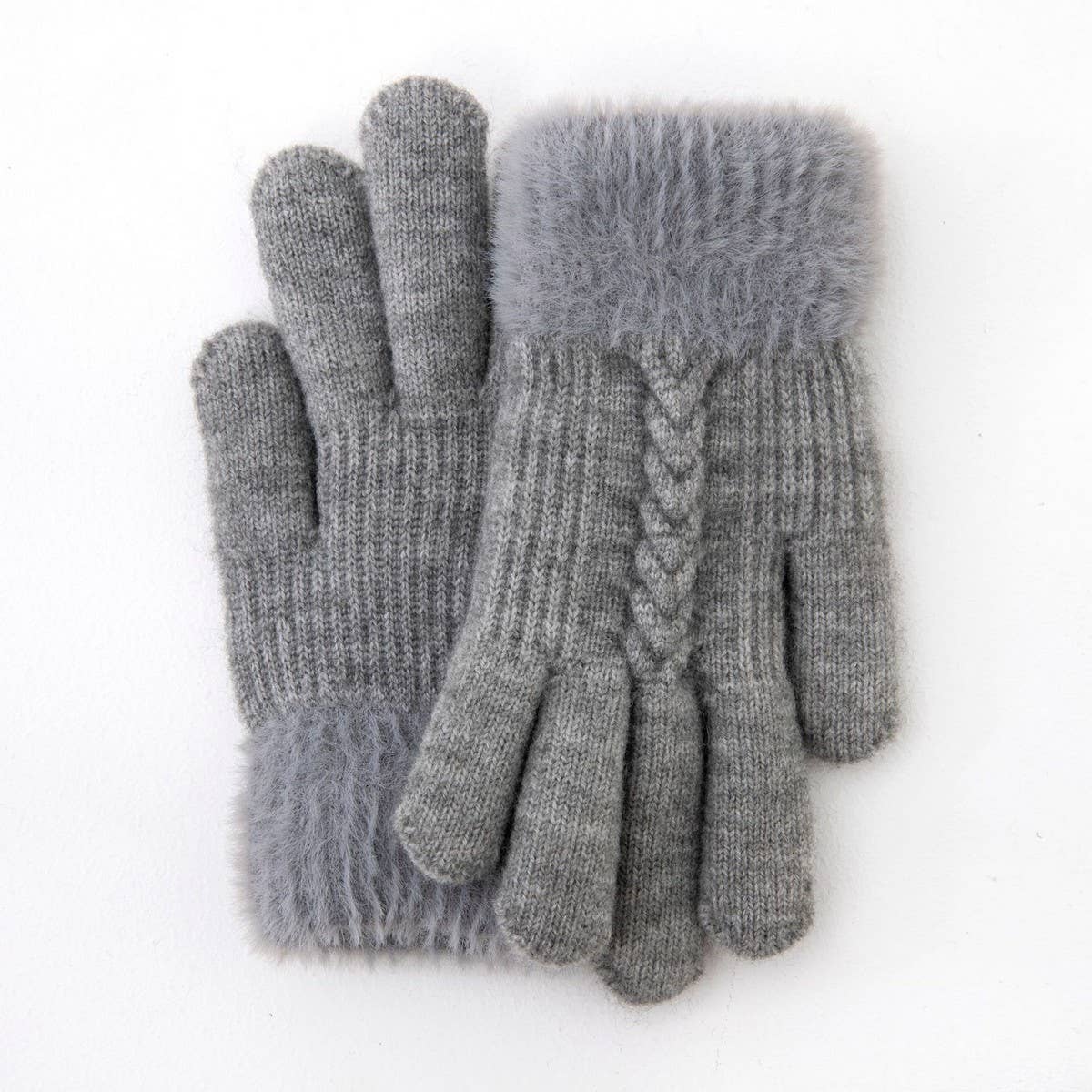 CWAG00570_KIDS WINTER PLUSH DOUBLE LAYER WARM GLOVES
